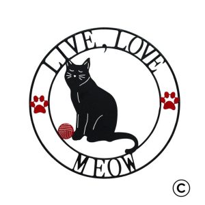 cat meow sign