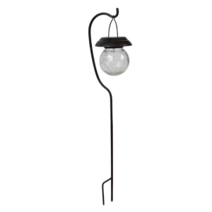 Solar Crackle Glass Stake Light