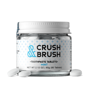 Nelson Naturals - Crush & Brush Mint Toothpaste Tablets