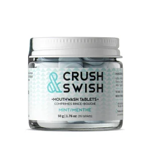 Nelson Naturals - Crush & Swish Mint Mouthwash Tablets