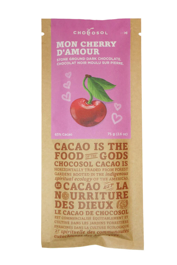 ChocoSol- Mon Cherry D'Amour Chocolate Bar