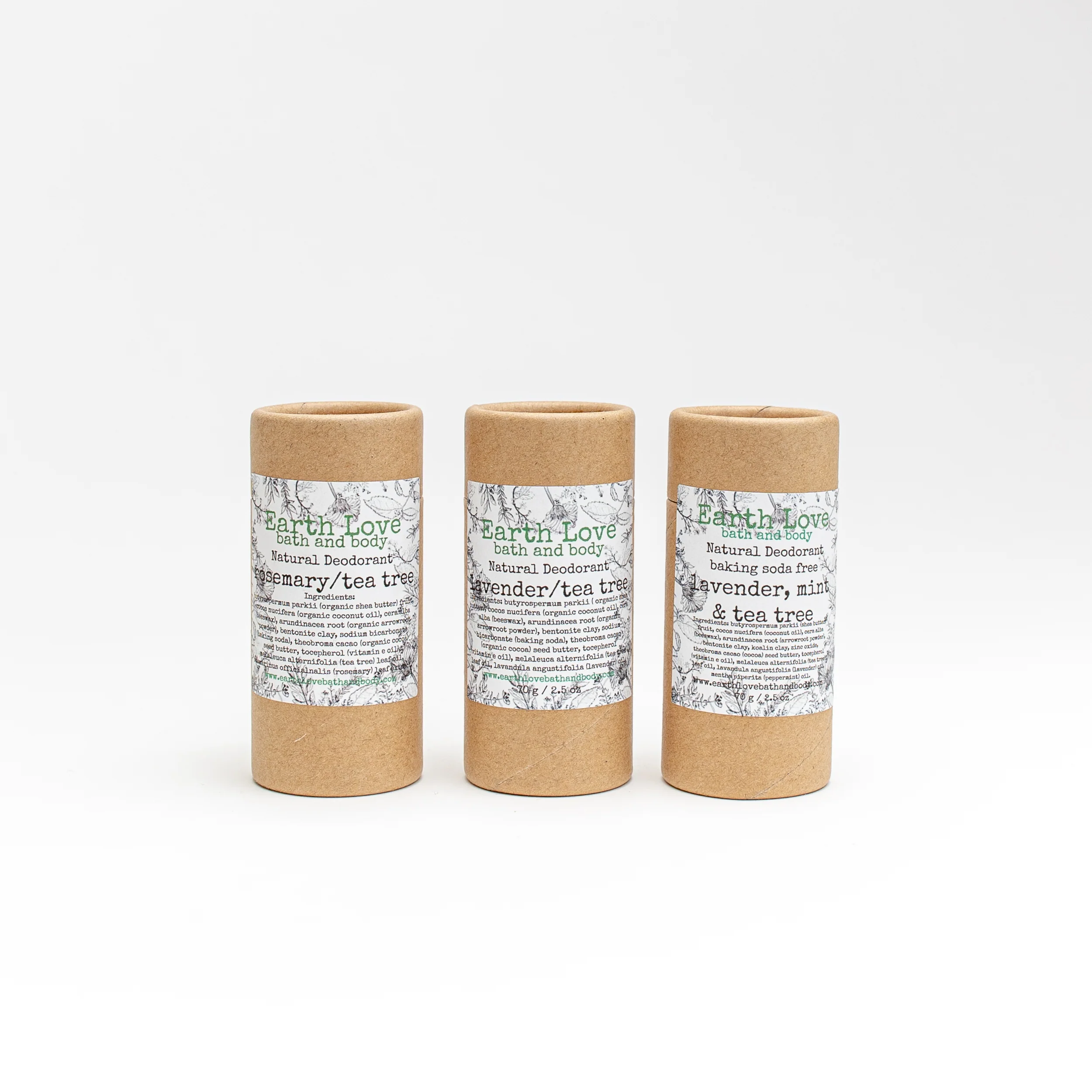 Earth Love Bath & Body - Natural Deodorant