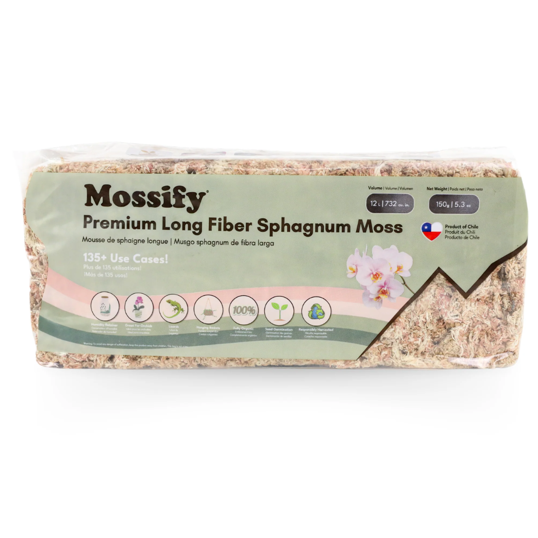 Premium Natural Sphagnum Moss 150g