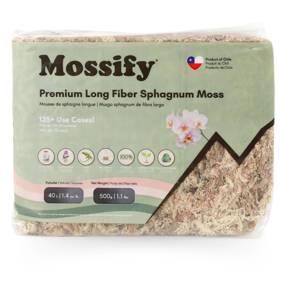 Premium Natural Sphagnum Moss 500g