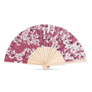 Cherry Blossom Hand Fan - Pink 16"W