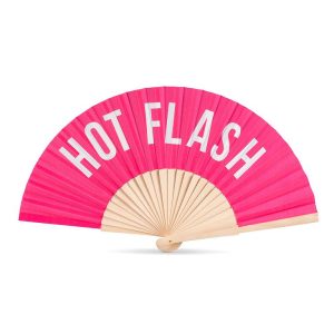 HOT FLASH Hand Fan - Hot Pink 16"W