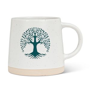 Wide Base Mug w/Tree of Life (14oz)