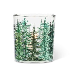 Pine Trees Votive 3"