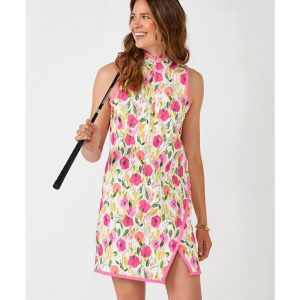 Charlie Paige Print Tank Dress (Peony)