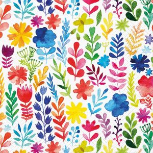 Luncheon Botanical Walk Napkins.