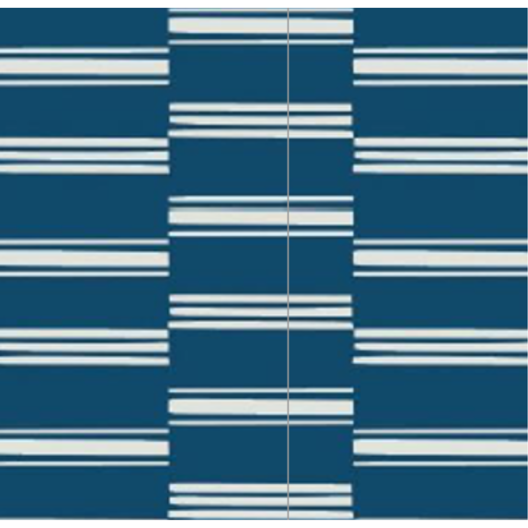 Polyweave Outdoor Rug - Bourke Stripe, Moroccan Blue