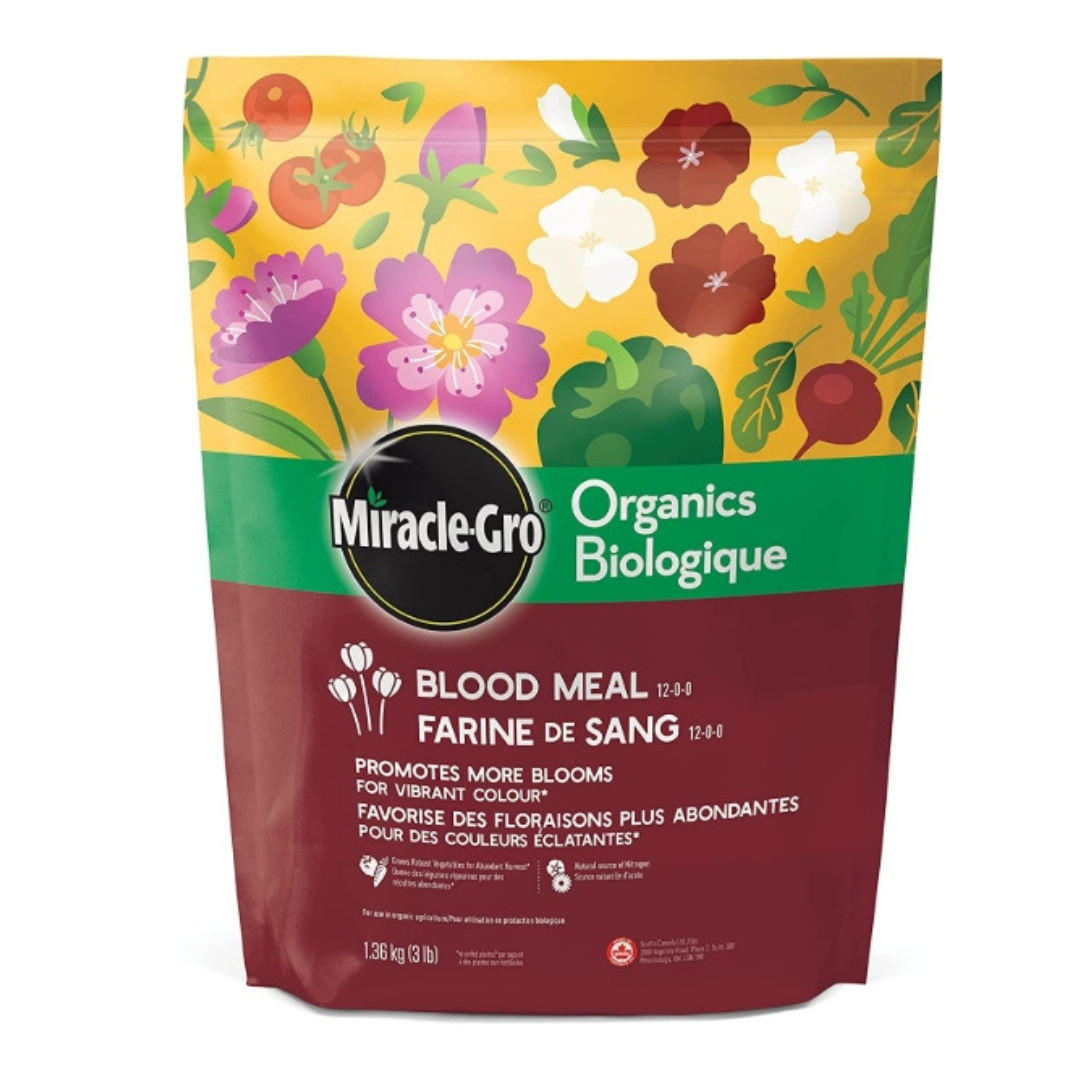 Miracle-Gro Organics Blood Meal Fertilizer 12-0-0 1.36kg