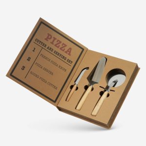 Pizza Cutter & Serving Set, Set of 3