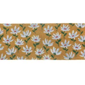 Coir Door Mat Shasta Daisy 16 X 48