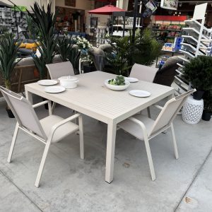 Sabina 5pc Square Dining Set