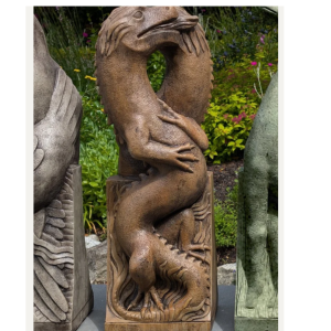 Four Elements FIRE Garden Statue - Ancient Stone