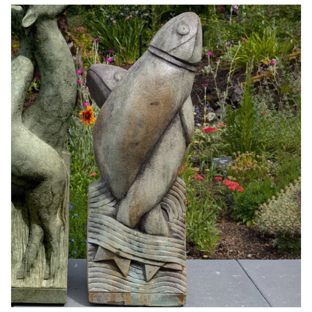 Four Elements WATER Garden Statue - Western Slate
