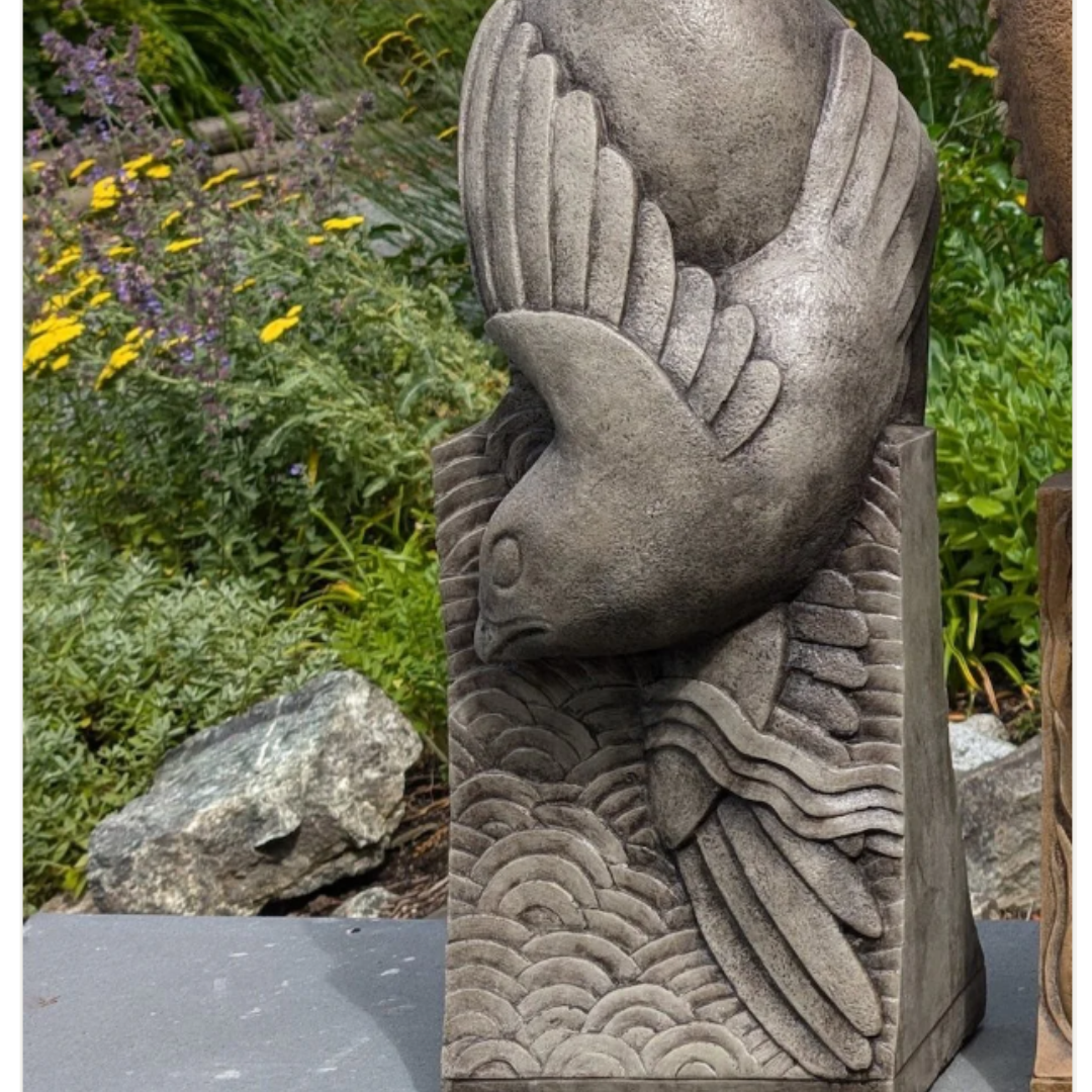 Four Elements WIND Garden Statue - Basalt Grey