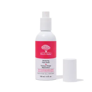 restoring face toner by birch babe product image on white backdrop