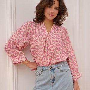 EsQualo Blouse Floral Retreat