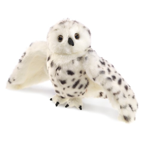 Folkmanis Hand Puppet - Snowy Owl Puppet