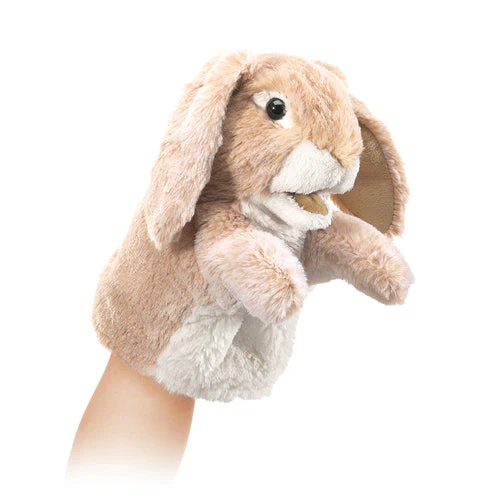 Folkmanis Hand Puppet - Little Lop Rabbit Puppet