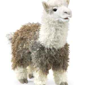 Folkmanis Hand Puppet - Alpaca (full body) Puppet