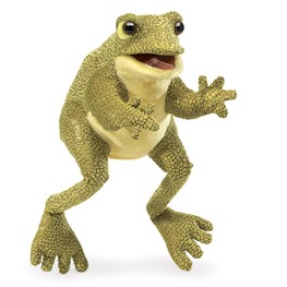Folkmanis Hand Puppet - Funny Frog Puppet