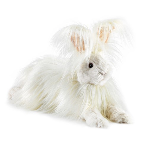 Folkmanis Hand Puppet - Angora Rabbit Puppet