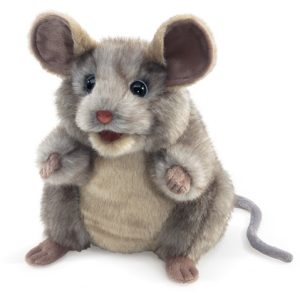 Folkmanis Hand Puppet - Gray Mouse Puppet