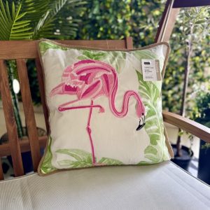 Flamingo Cushion 18x18"