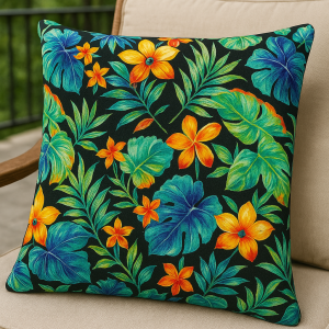 Outdoor Pillow Beachcrest Caviar 20"x20"