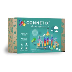 CONNETIX Rainbow Ball Run Pack, 92 Pieces