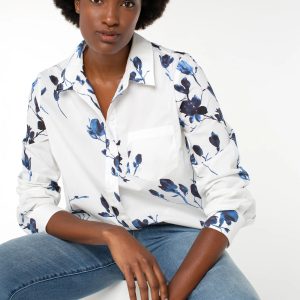 Liverpool Button Front Woven Shirt