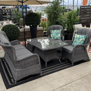 Rio Reclining 4pc Conversation-Dining Set