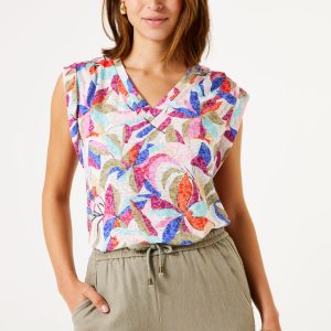 Garcia Floral Print T-Shirt