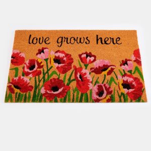 Love Grows Here Doormat 18x30"