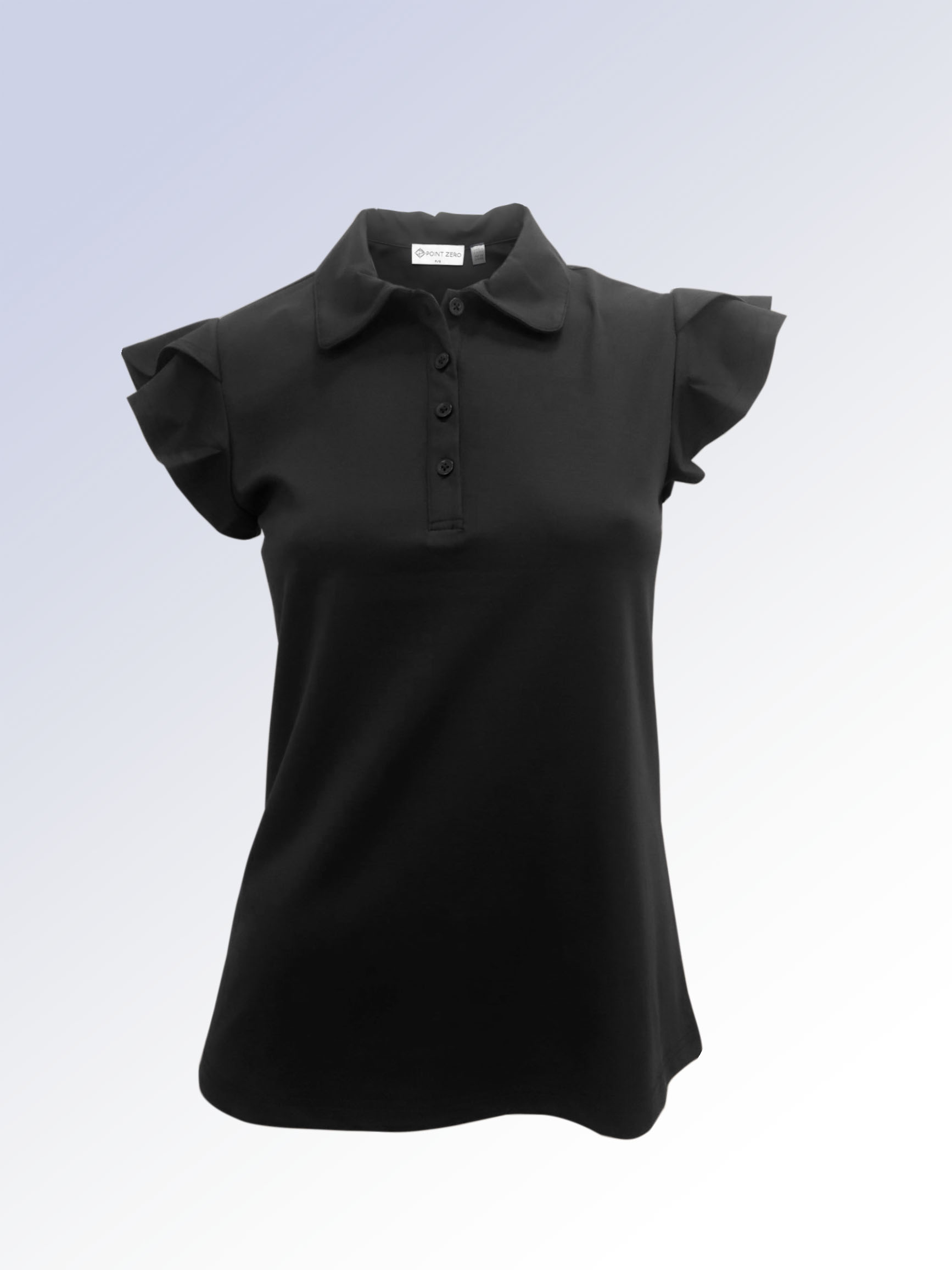 Point Zero Short Flutter Sleeve Polo (available in three colours)