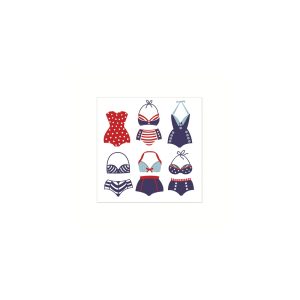 Bikini Luncheon Napkin 20Pk Multi