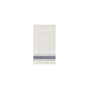 Bistro Stripe Paper Guest Napkin 16Pk Blue