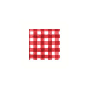 Watercolor Plaid Cocktail Napkin 20Pk (two colours available)