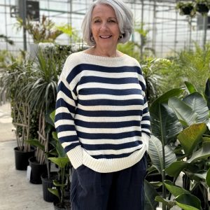 Angela Mara Boat Neck Sweater