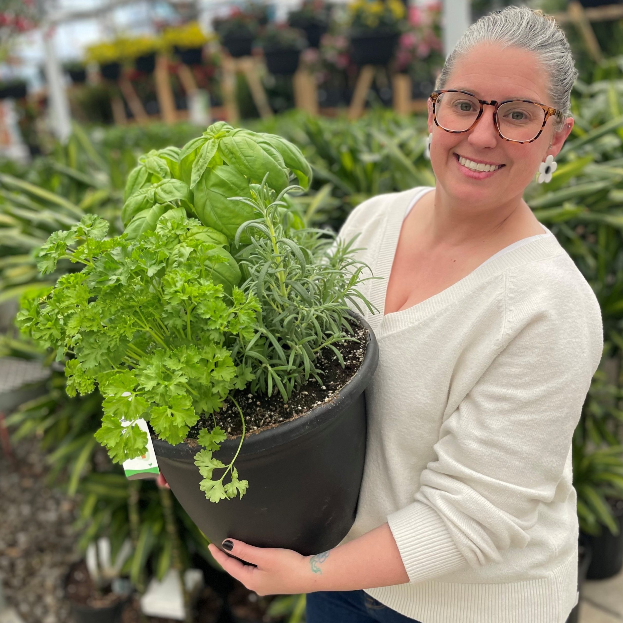 Mixed Herb Planter (12")