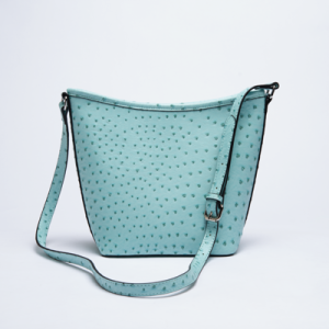Noelle Ostrich Messenger Bag