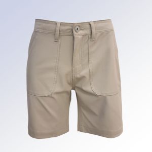 Point Zero Almond Linen Shorts