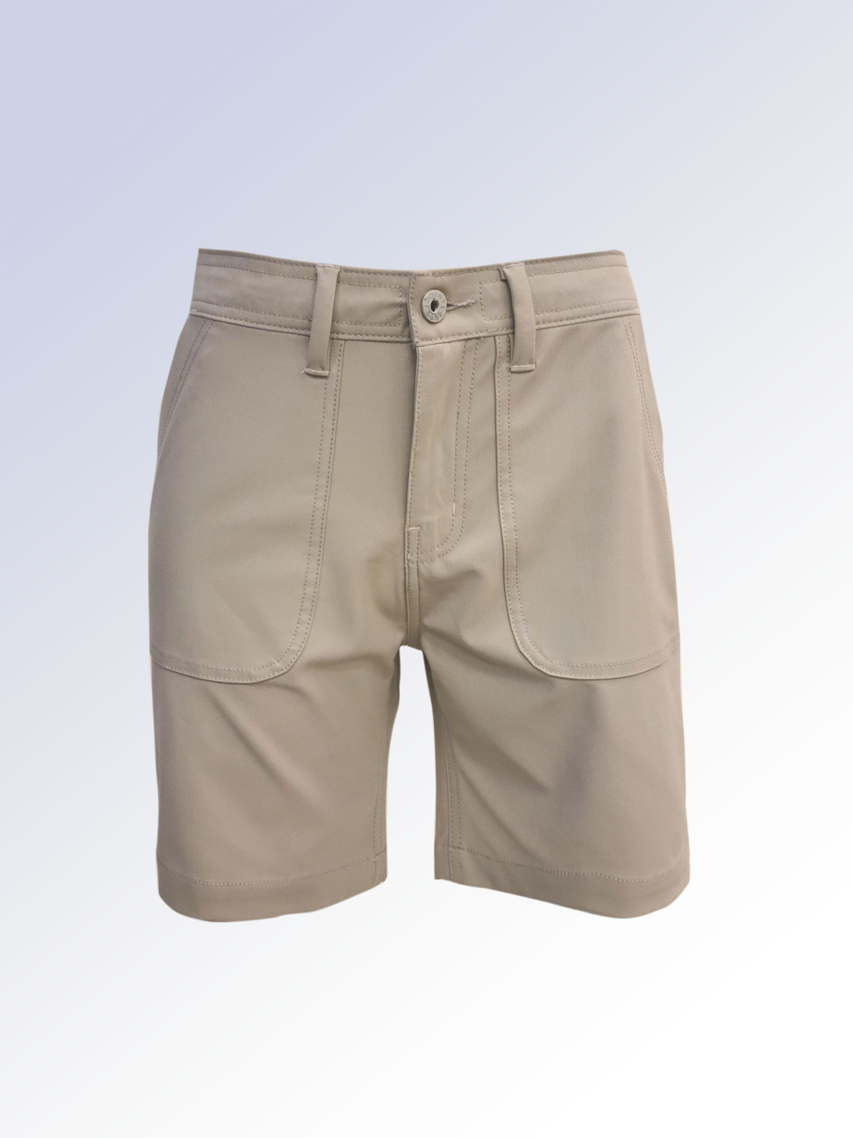 Point Zero Almond Linen Shorts