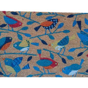 Birds Coir Door Mat 18x30"