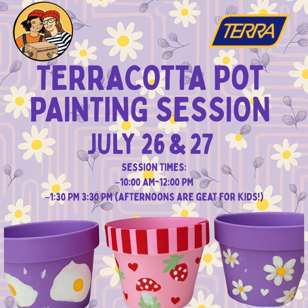 TCP X Terra: Terracotta Pot Painting