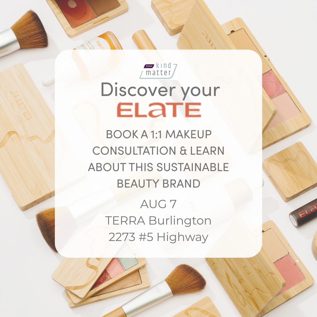 1:1 Makeup Consultation with Elate Cosmetics at TERRA Burlington